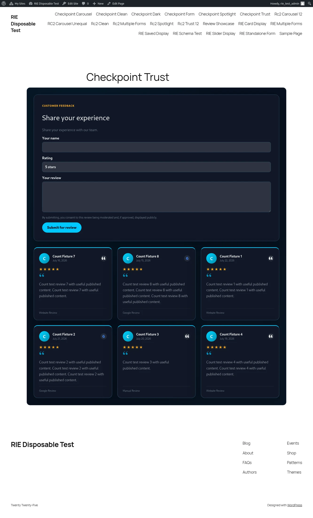 Trust Grid review preset